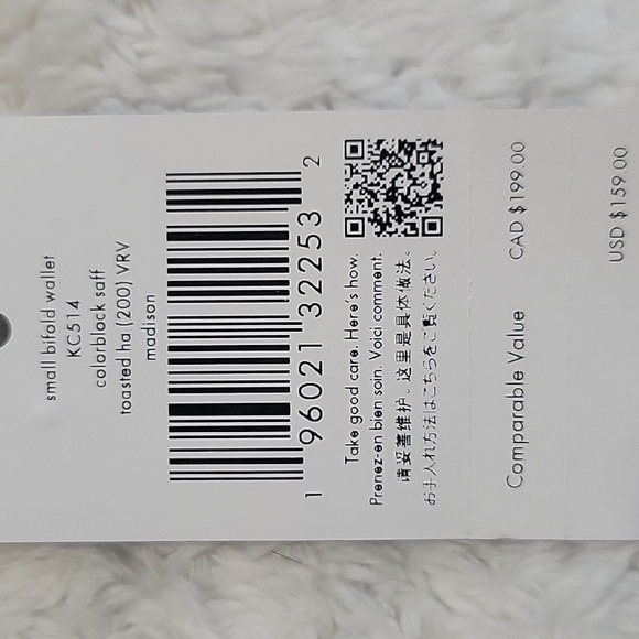 NWT--Kate Spade Two-Tone Black and Bi-fold Wallet✨️💥💥 - Picture 5 of 7